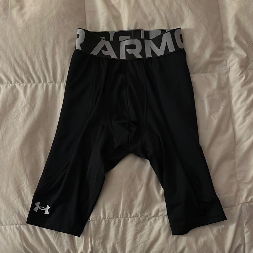 Under Armour Black Baseball Compression Shorts - image 2